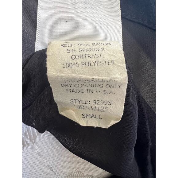 Vocal Cross Short Sleeve Top with Sheer Upper Layer + Studded Sleeves Small - Picture 7 of 8